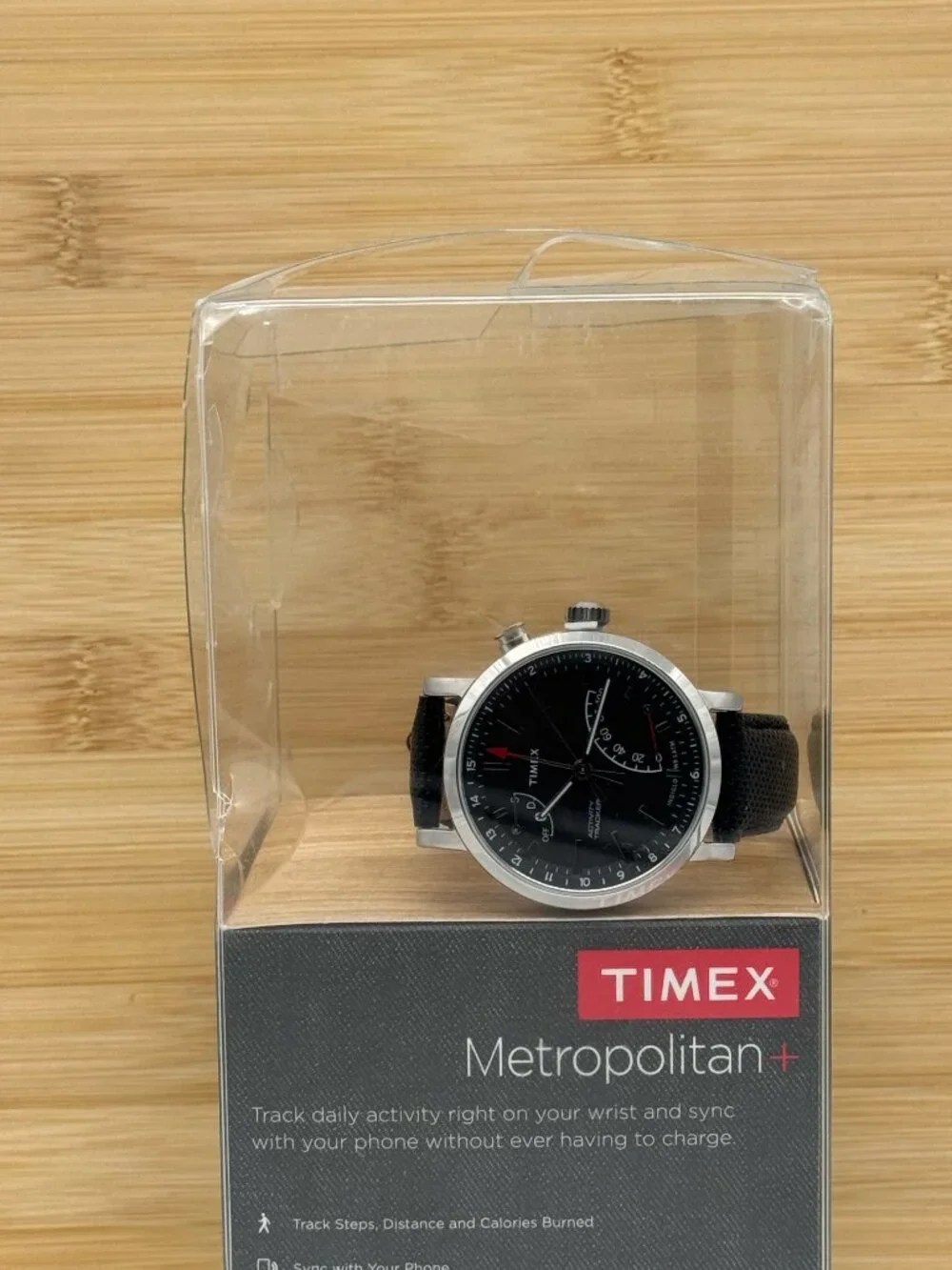 Timex Metropolitan+ Activity Tracker Quartz Black Dial Unisex Watch TW2P81700